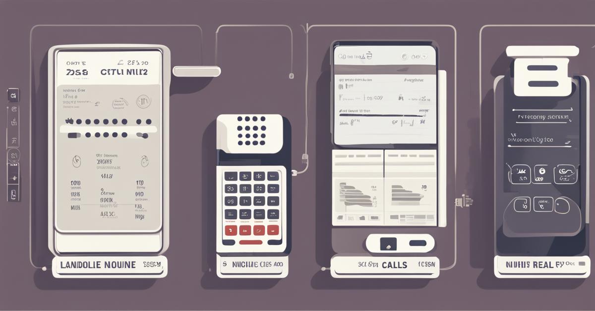 Infografika porównująca telefon stacjonarny i smartfon, wskazująca, że oba urządzenia korzystają z systemu numerów kierunkowych, np. 26.